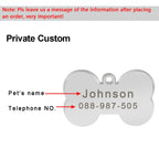 Personalized Dog ID Tag Pet Dog Accessories